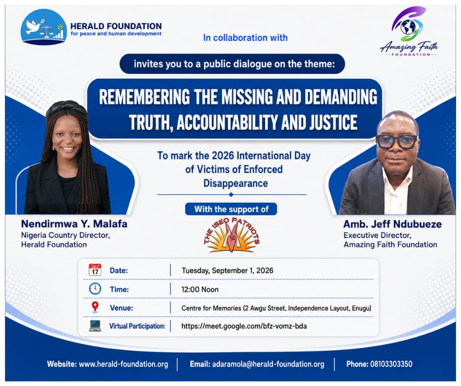 Public Dialogue marking the 2026 International Day of the Victims of Enforced Disappearances